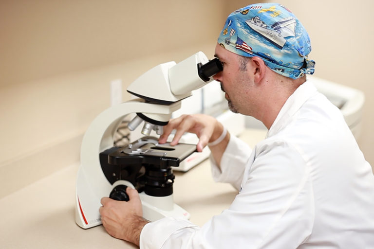 mohs micrographic surgery microscope