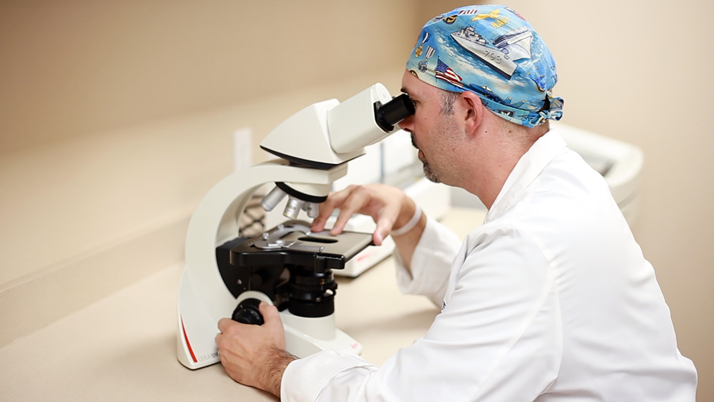 mohs micrographic surgery microscope