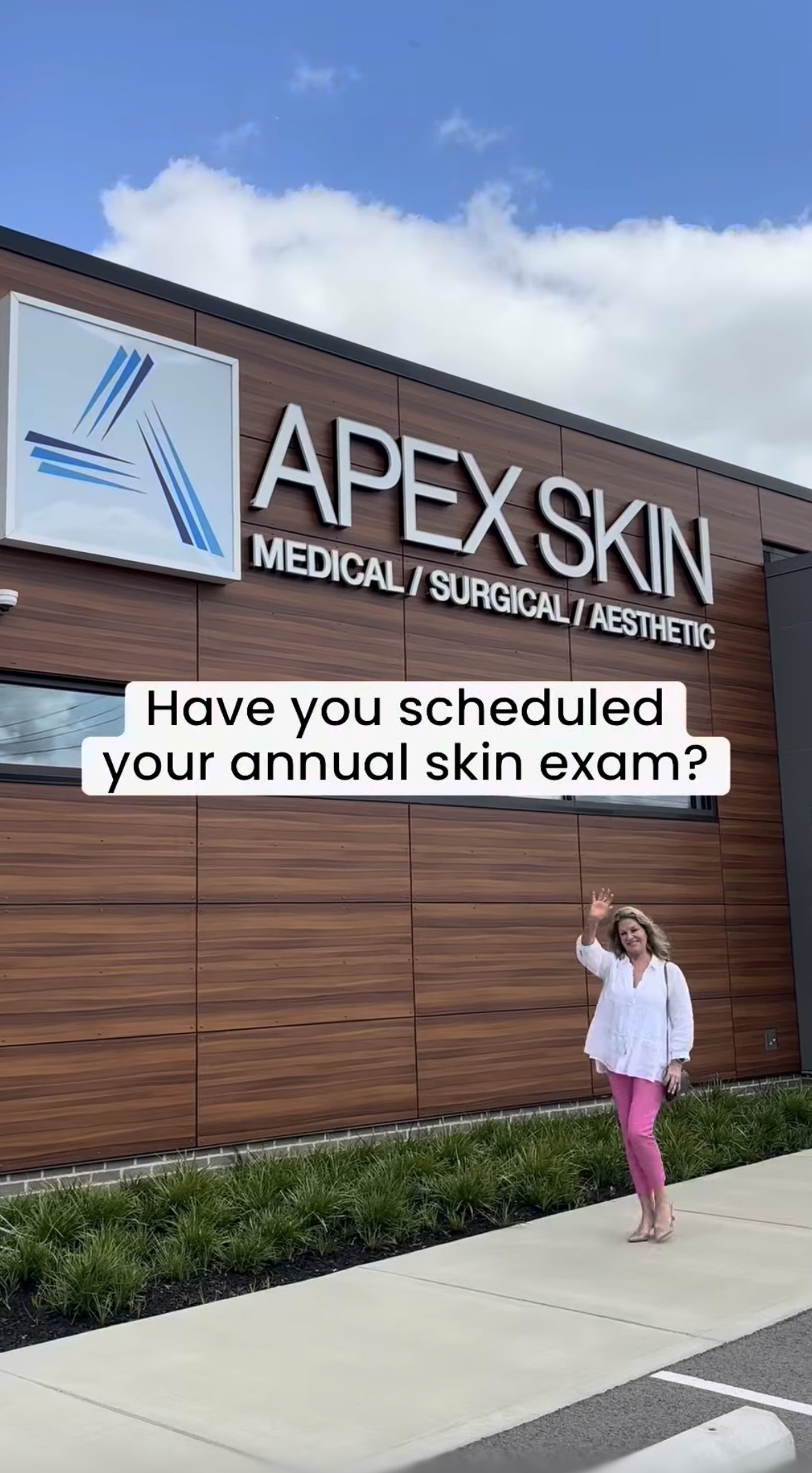 A video of what it is like to go to your annual skin exam.