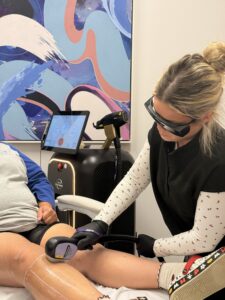 Laser Hair Removal Apex skin provider using laser for hair removal