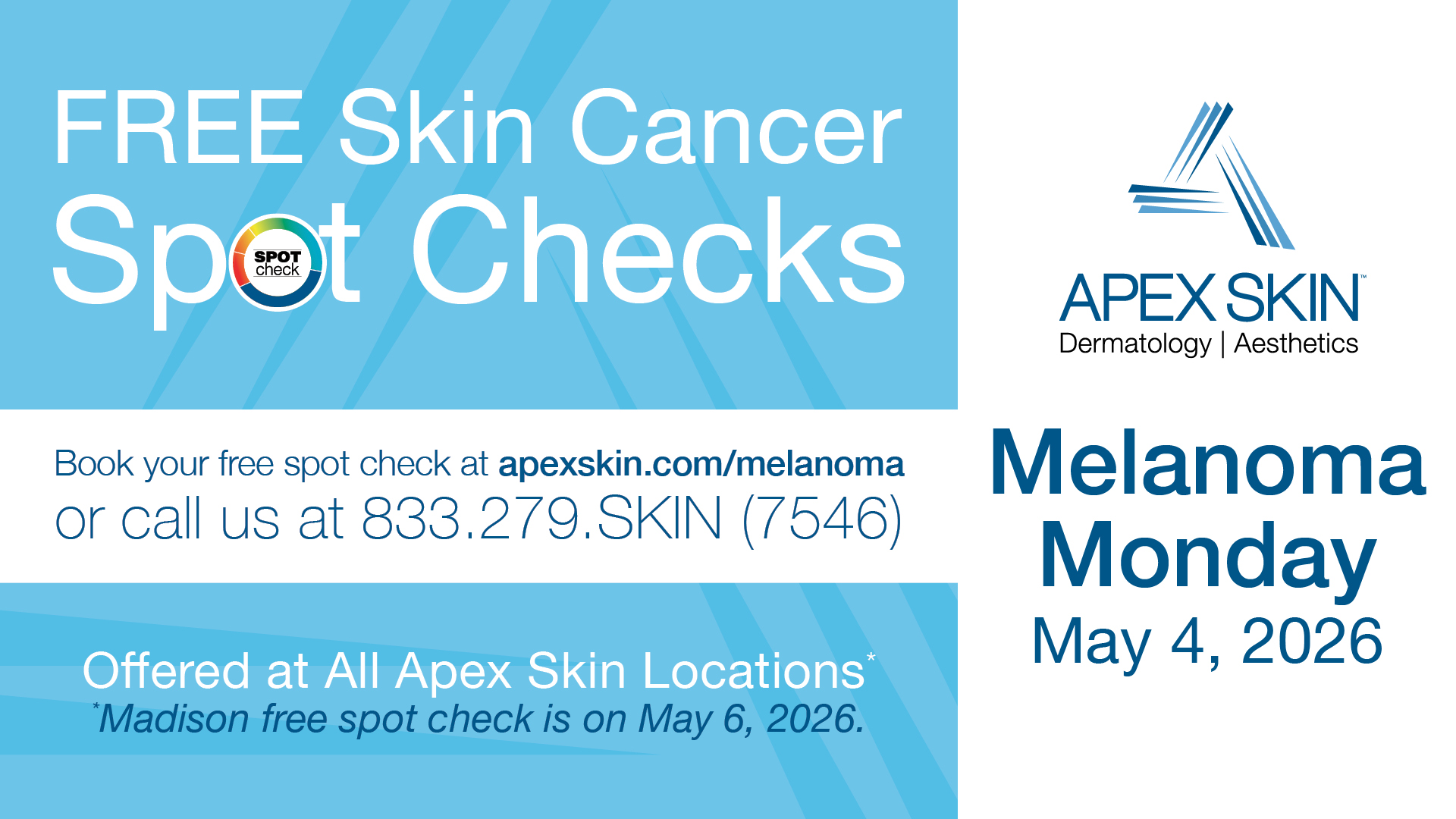 Melanoma Monday Free Skin Cancer Spot Checks 2026
